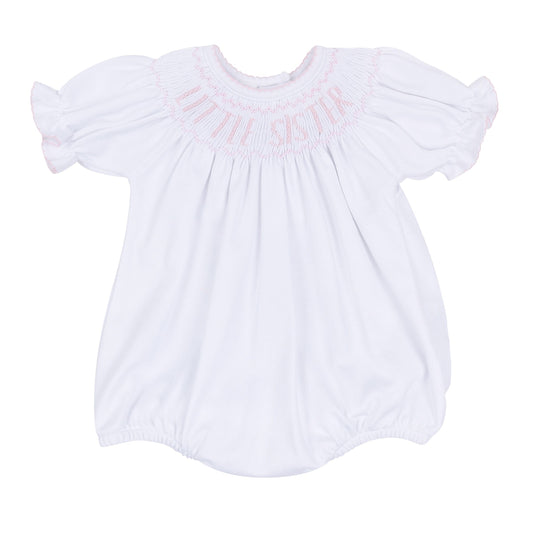 Magnolia Baby Pink Little Sister Bishop S/S Bubble - Pink