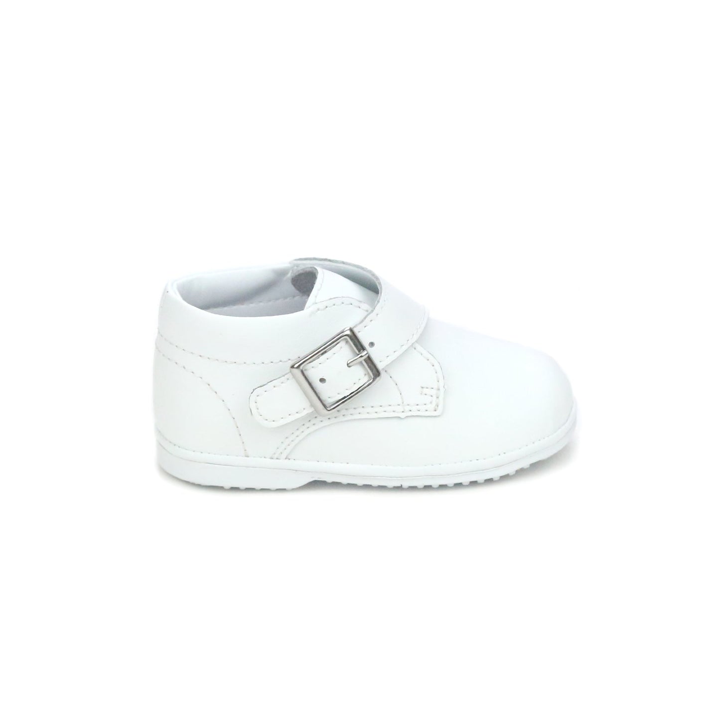 L'Amour Finch Velcro Bootie Shoes - White