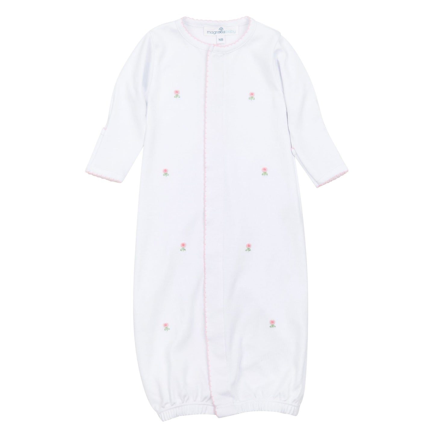 Magnolia Baby Juliettes Classics Pink Scattered Converter Gown