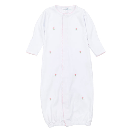 Magnolia Baby Juliettes Classics Pink Scattered Converter Gown