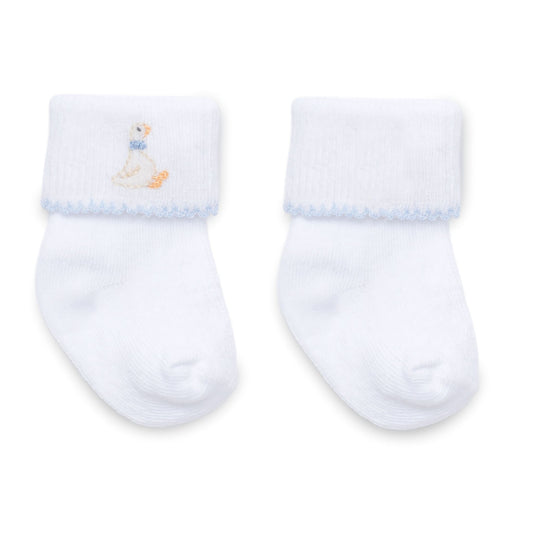 Magnolia Baby Silly Goose Socks - Blue