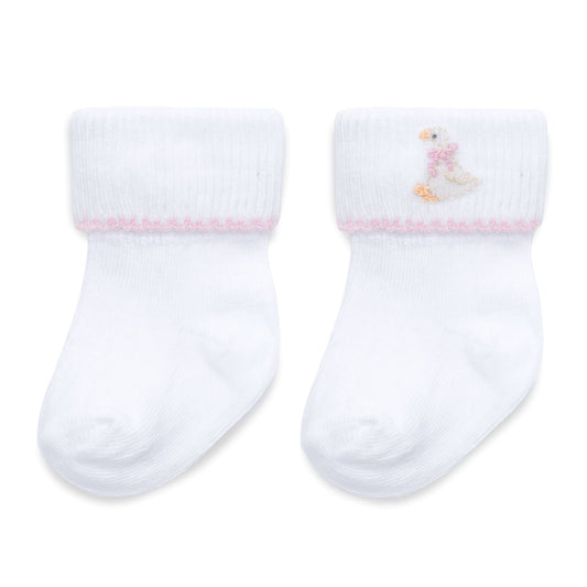 Magnolia Baby Silly Goose Socks - Pink
