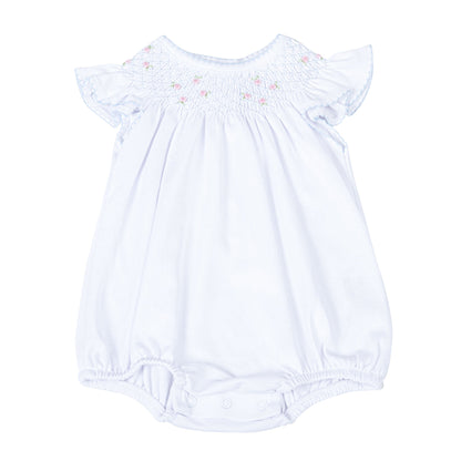 Charlotte's Classics Bishop Flutter Sleeve Bubble - Sky Blue