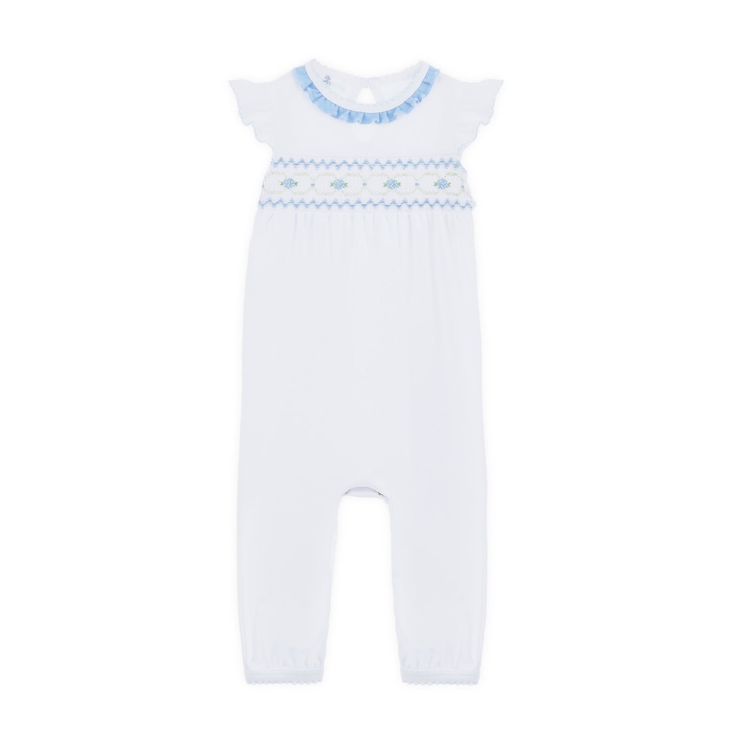 Magnolia Baby Dreamy Hydrangeas Smocked Playsuit