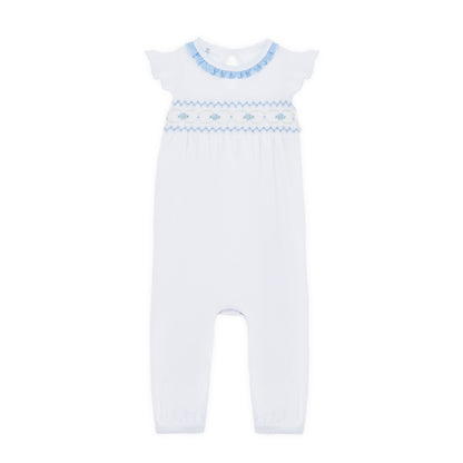 Magnolia Baby Dreamy Hydrangeas Smocked Playsuit