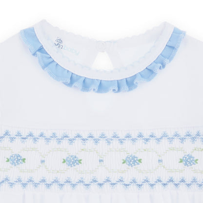 Magnolia Baby Dreamy Hydrangeas Smocked Playsuit