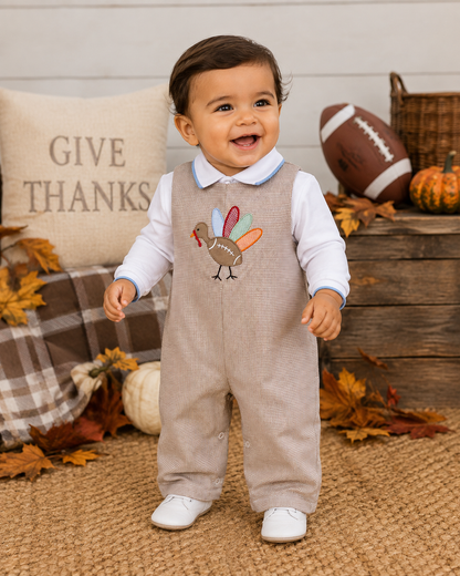 Petit Ami Football Turkey Applique Longall