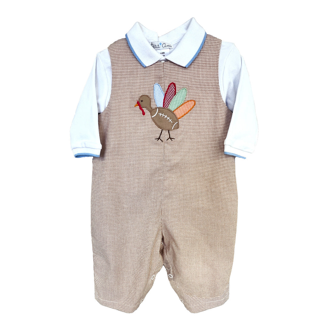 Petit Ami Football Turkey Applique Longall