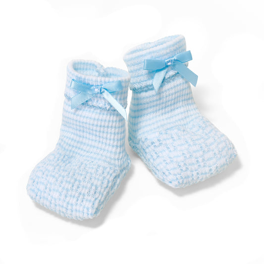 Paty Knit Solid Color Booties- Color Options