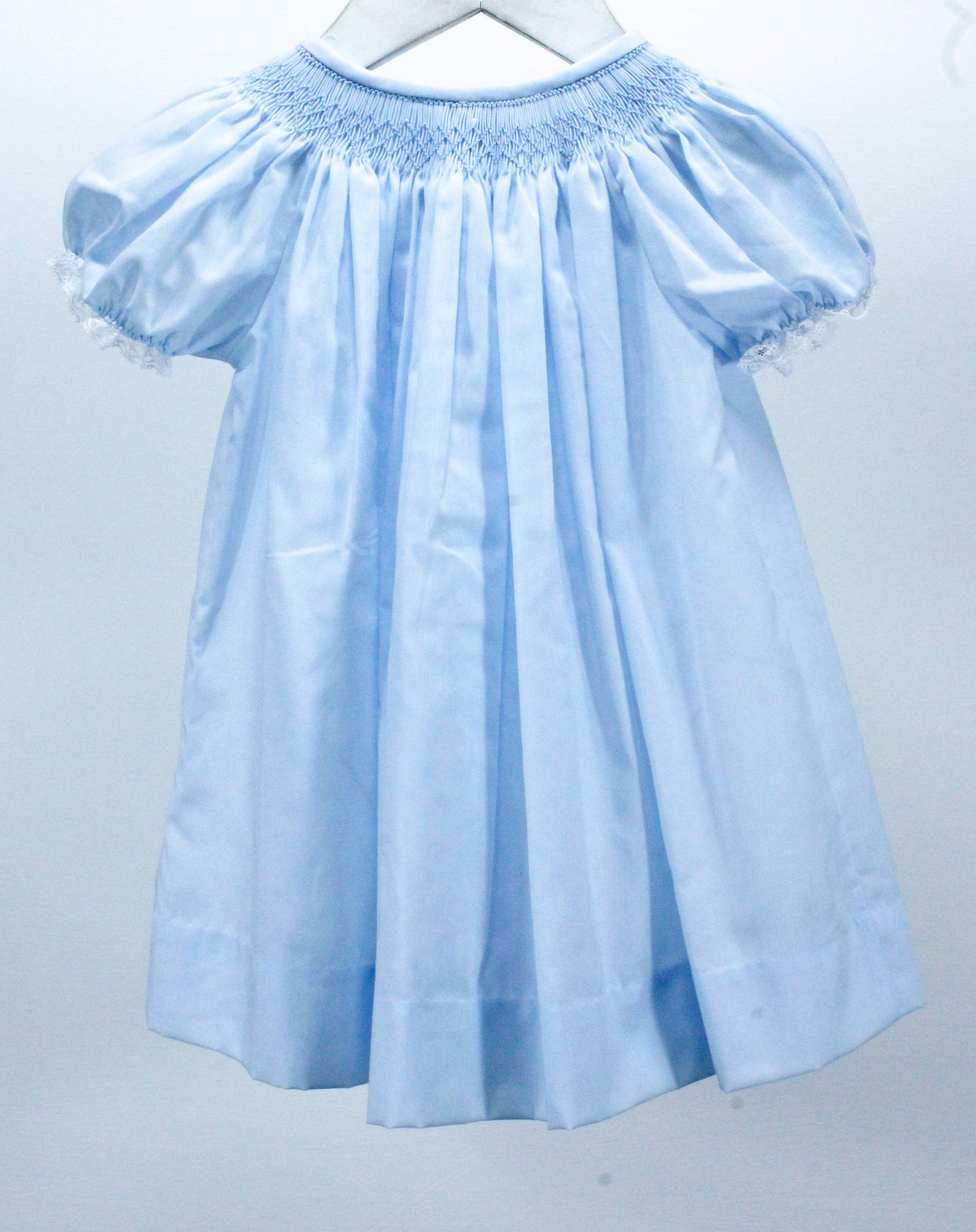 Baby Blessings Clothing - Blue Geometric Flowers Sophia Dress Classic