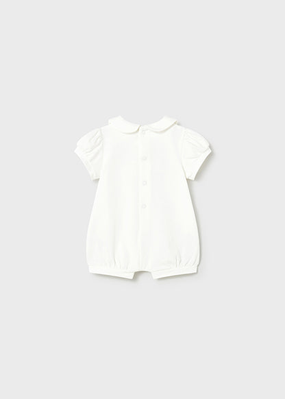 Mayoral Girls Romper - White