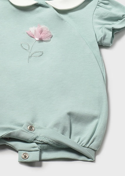 Mayoral Girls Romper - Green