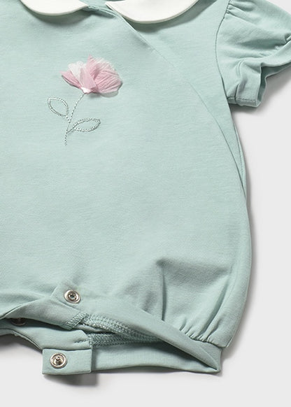Mayoral Girls Romper - Green