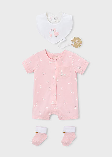 Mayoral 3 Piece Gift Set - Pink
