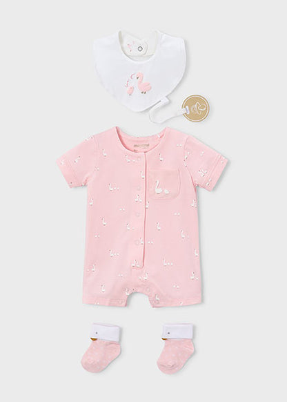 Mayoral 3 Piece Gift Set - Pink