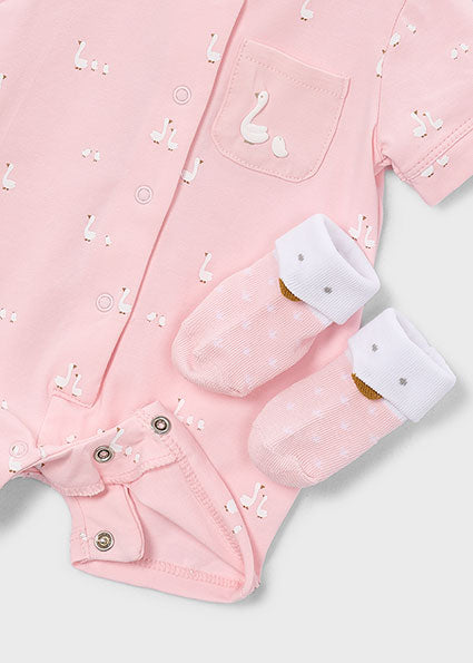 Mayoral 3 Piece Gift Set - Pink