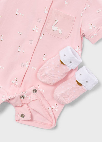 Mayoral 3 Piece Gift Set - Pink
