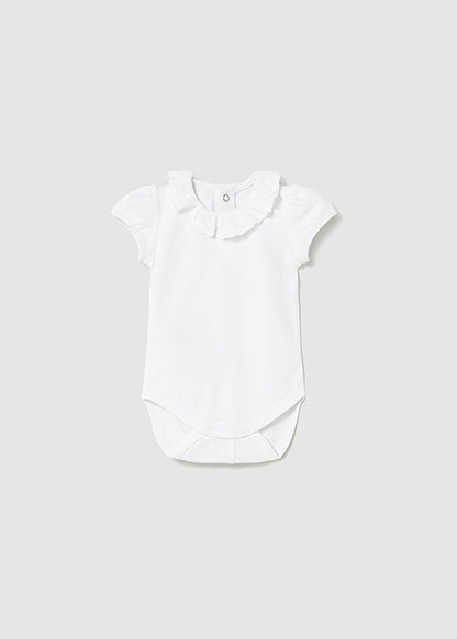 Mayoral Girl Ruffles Bodysuit White