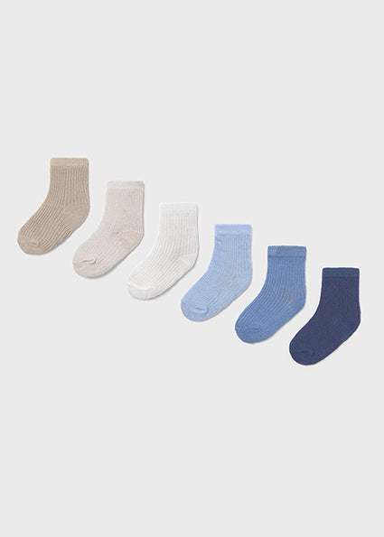 Mayoral 6 Pack Socks - Blue