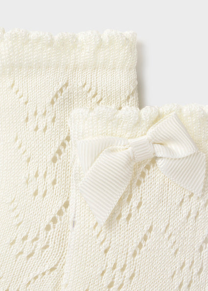 Mayoral Knit Socks - Natural