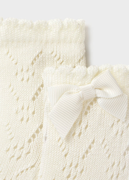 Mayoral Knit Socks - Natural