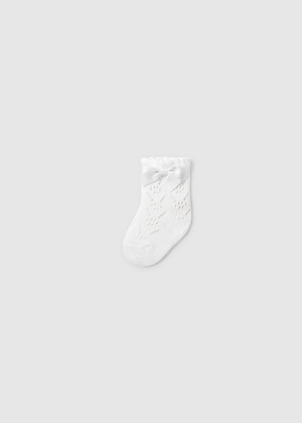 Mayoral Knit Socks - White