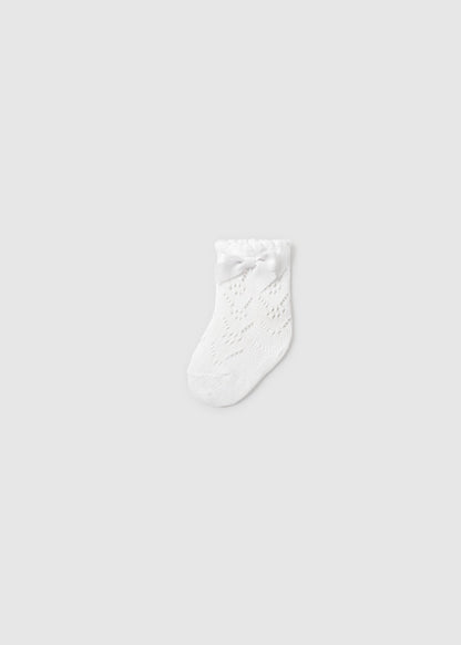 Mayoral Knit Socks - White