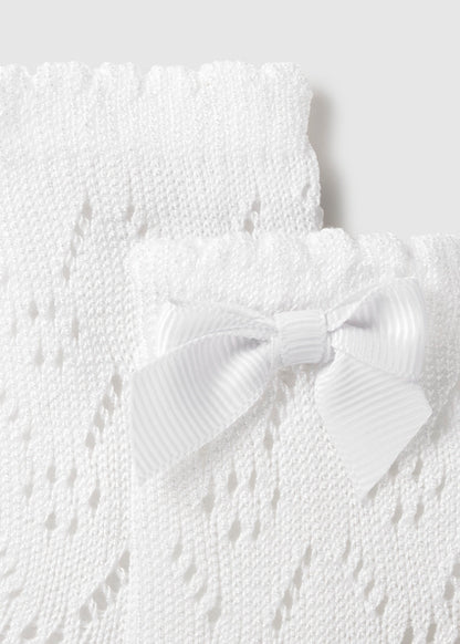 Mayoral Knit Socks - White