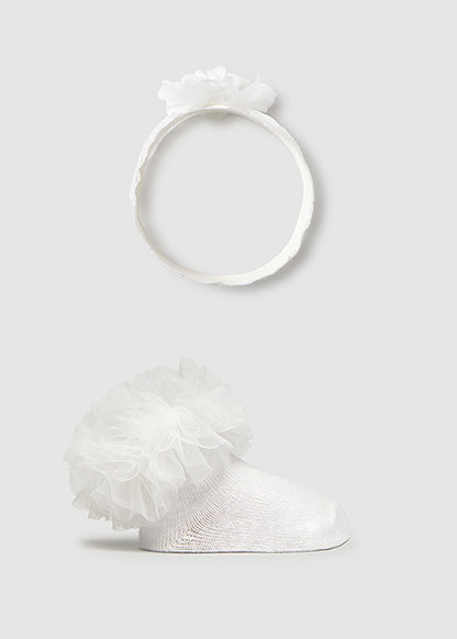 Mayoral Headpiece and Sock Set