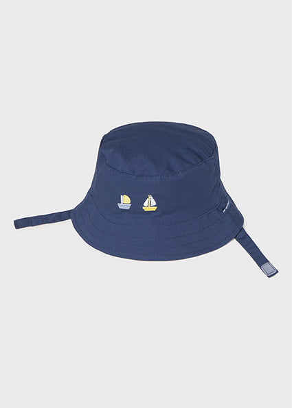 Mayoral Boy Reversible Hat - Sailboat