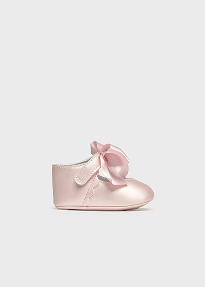 Mayoral Girl Bow Mary Jane Shoes - Tulip