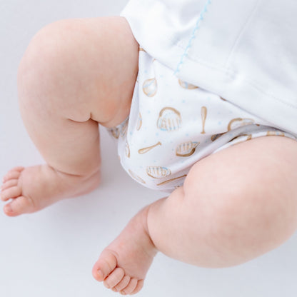 Magnolia Baby Precious Lil Sluggers Diaper Cover Set - Light Blue