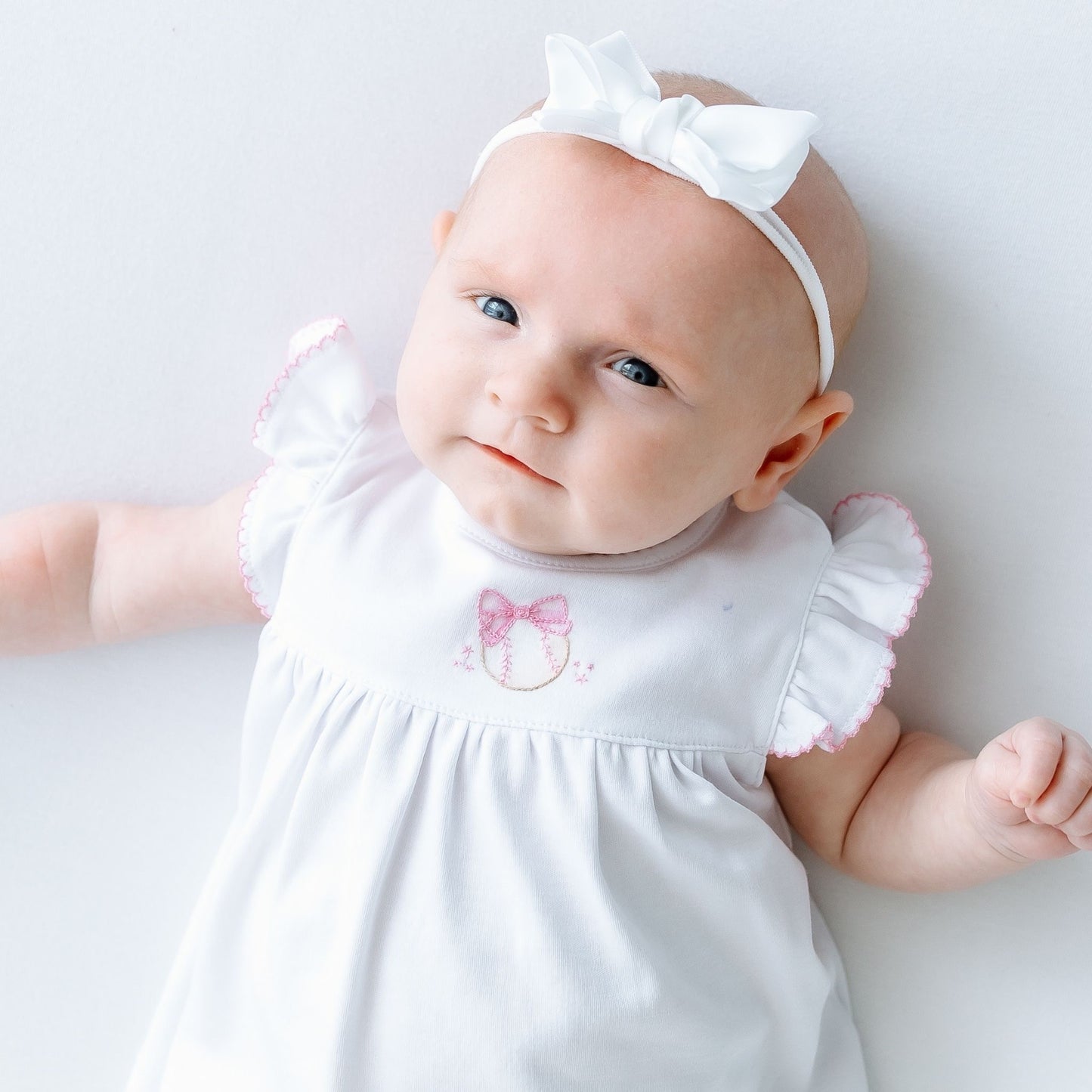 Magnolia Baby Precious Lil Sluggers Ruffle Diaper Cover Set - Pink