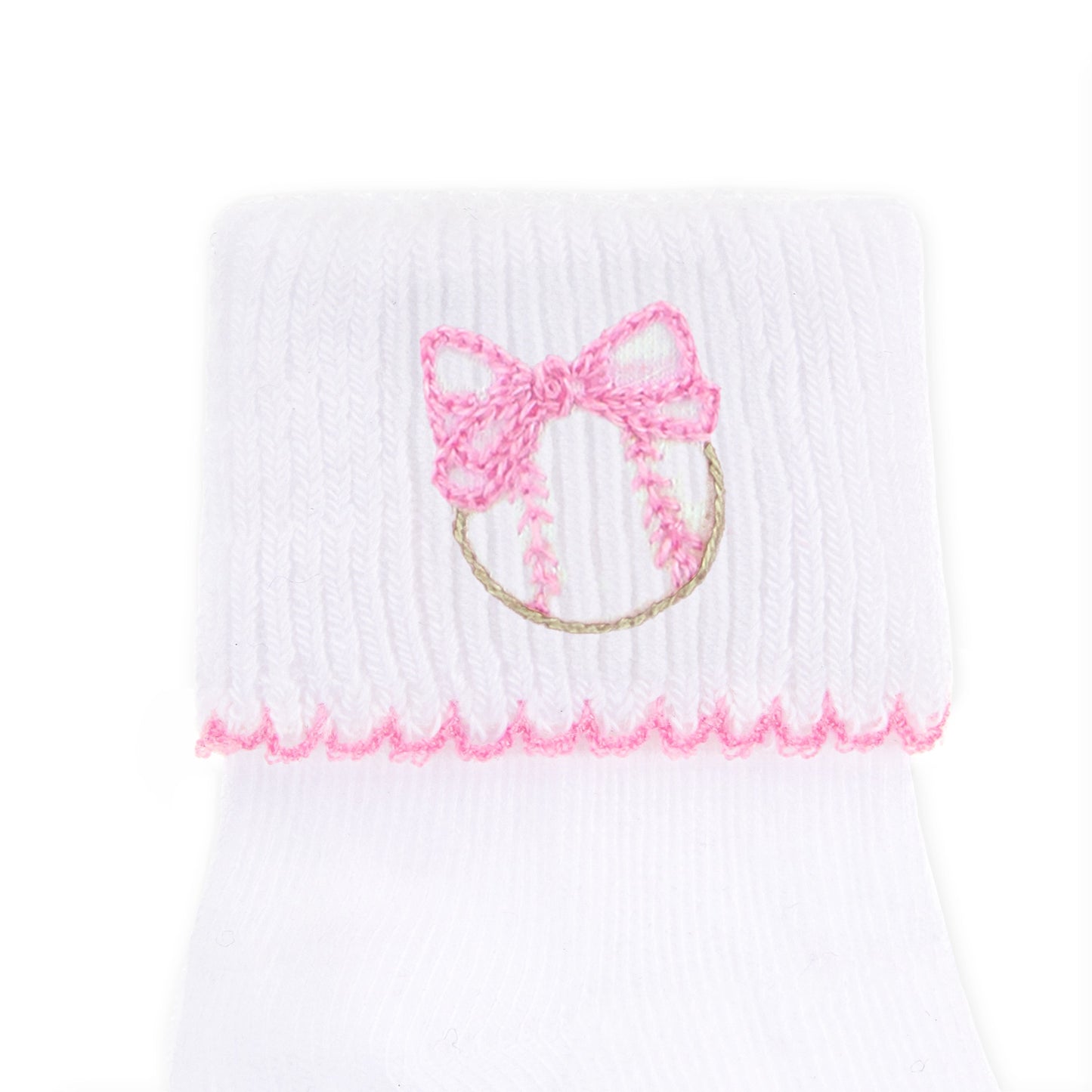 Precious Lil Sluggers Socks- Pink