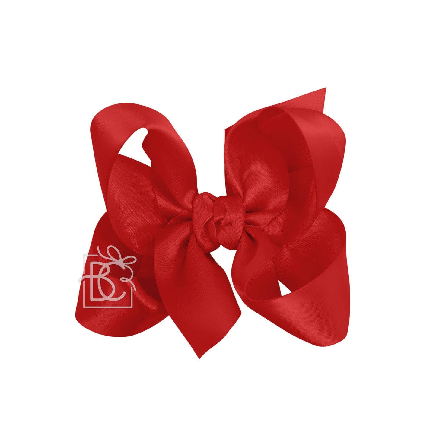 Beyond Creations, LLC - 4.5 SATIN BOW ON CLIP