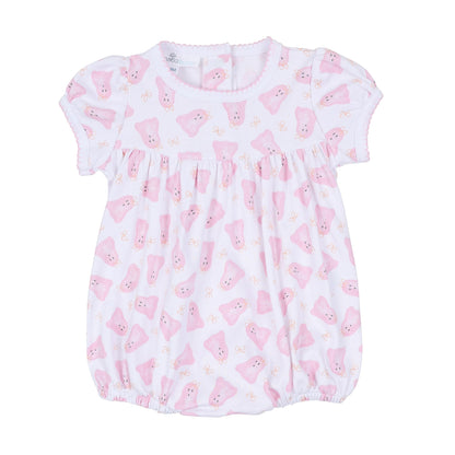 Magnolia Baby Baby Boo Short Sleeve Bubble - Pink