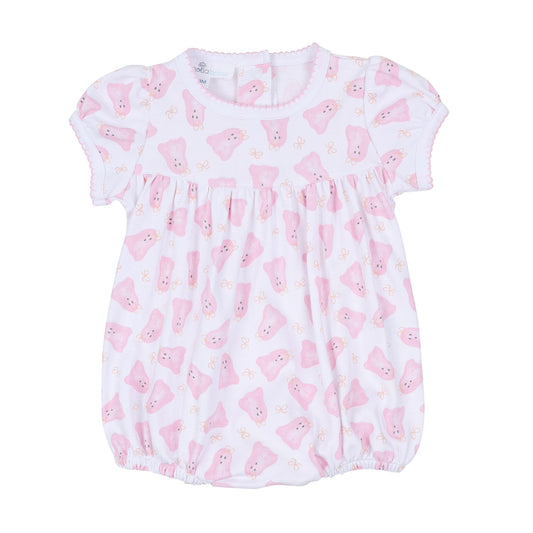 Magnolia Baby Baby Boo Short Sleeve Bubble - Pink