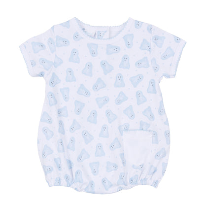 Magnolia Baby Baby Boo Short Sleeve Bubble - Light Blue