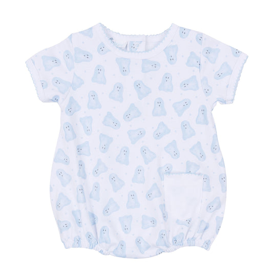 Magnolia Baby Baby Boo Short Sleeve Bubble - Light Blue