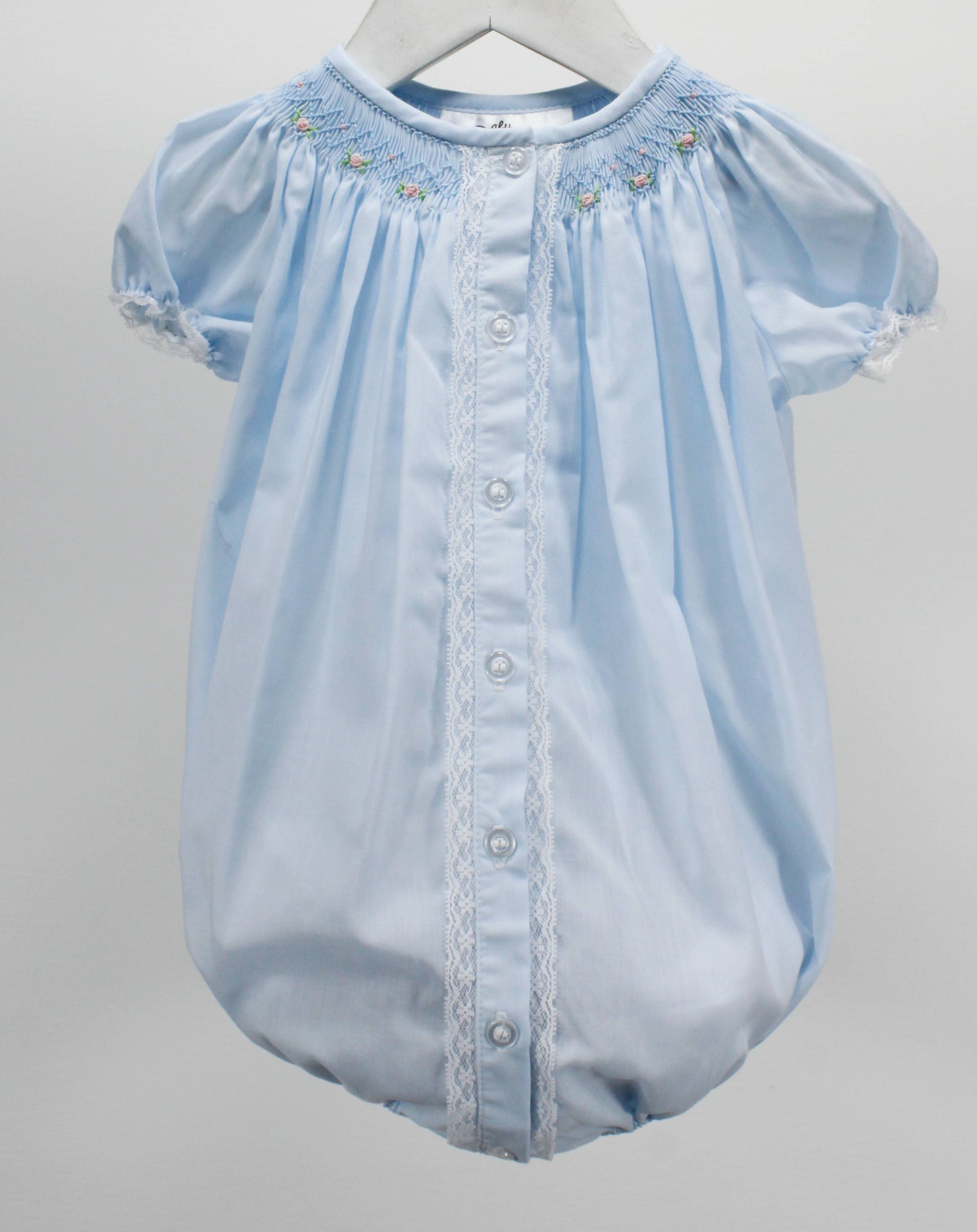 Baby Blessings Clothing - White Geometric Flowers Sophia Dress