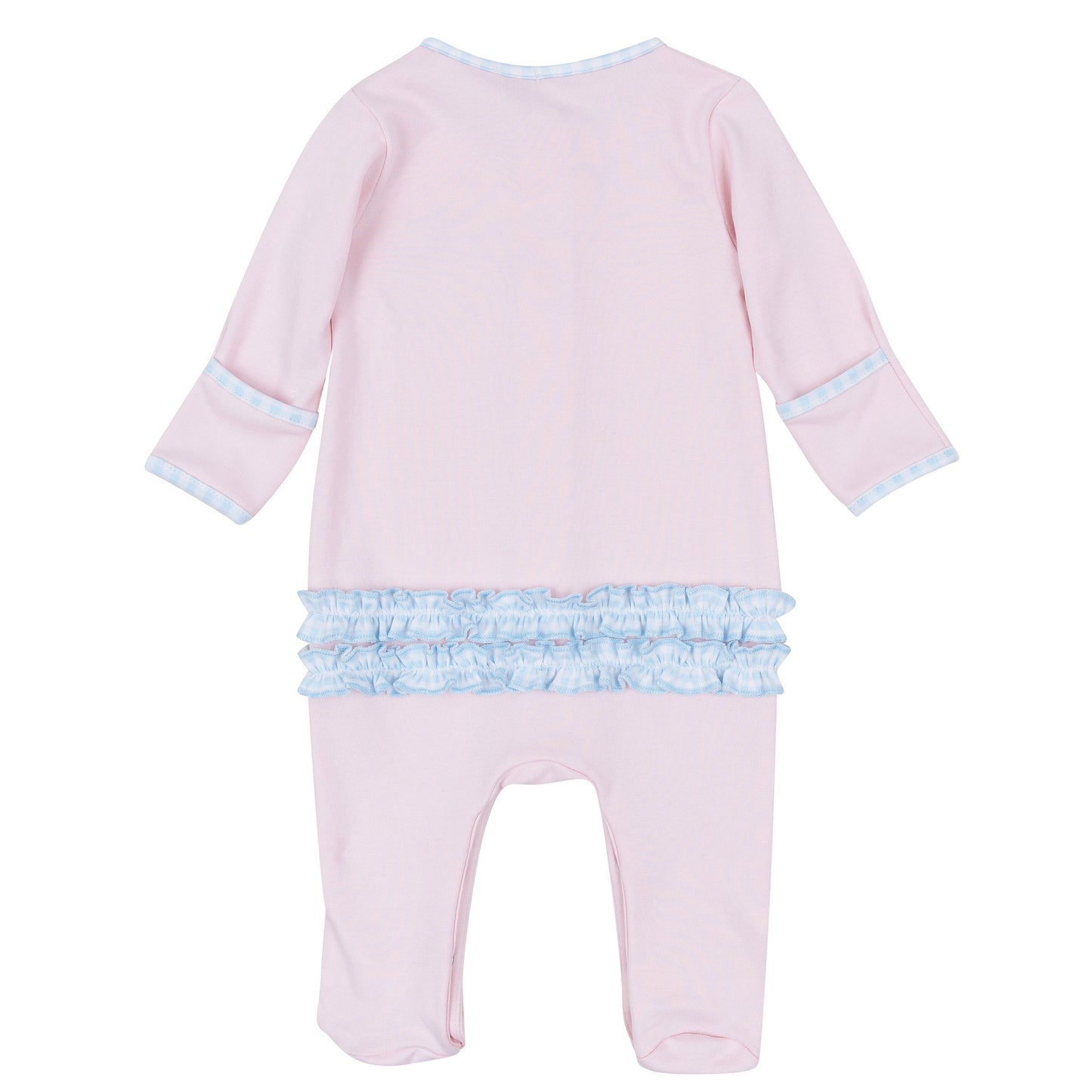 Magnolia Baby Bowtique Applique Ruffle Footie