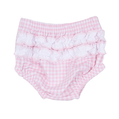 Sweet Golden Diaper Cover Set with Socks - Pink