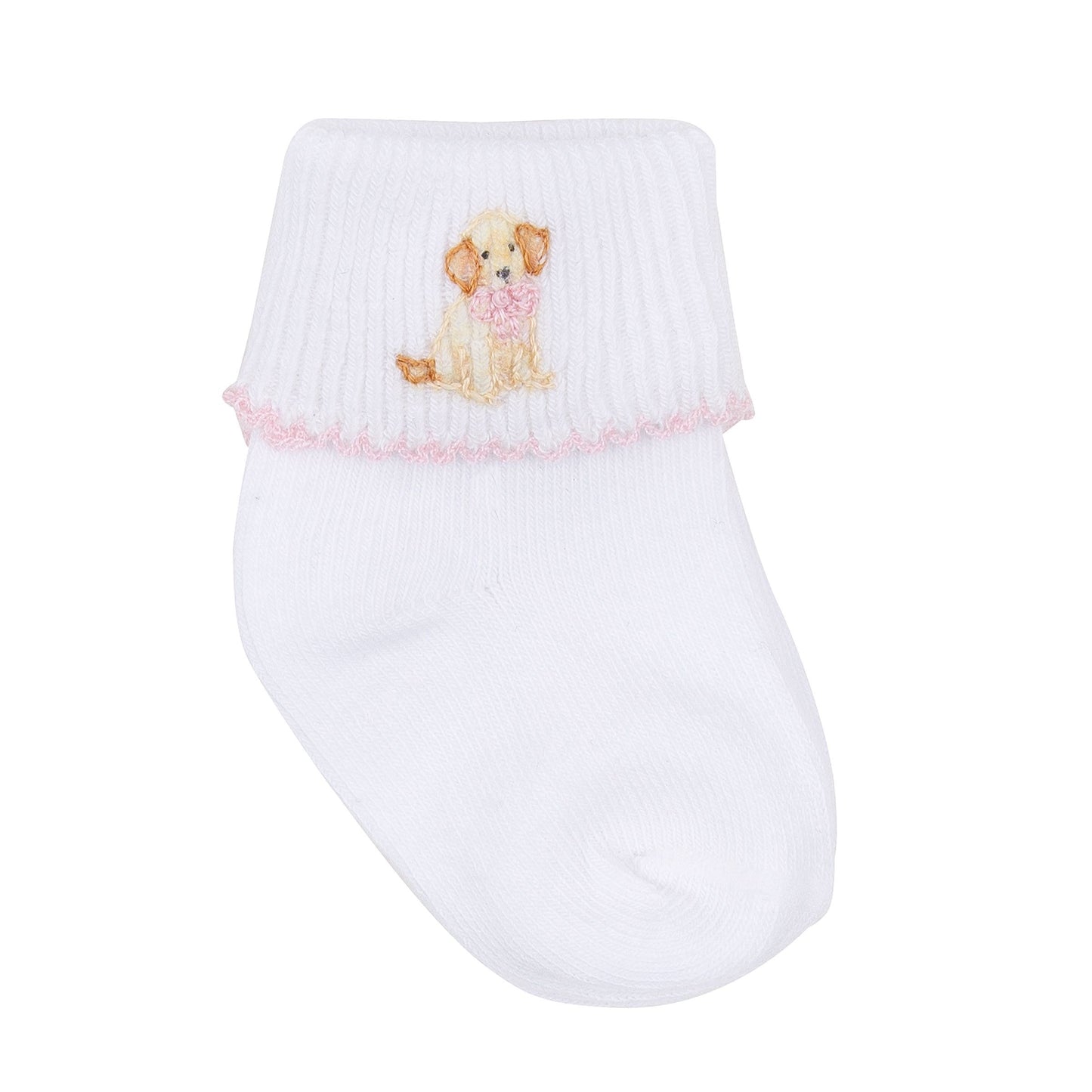 Sweet Golden Diaper Cover Set with Socks - Pink