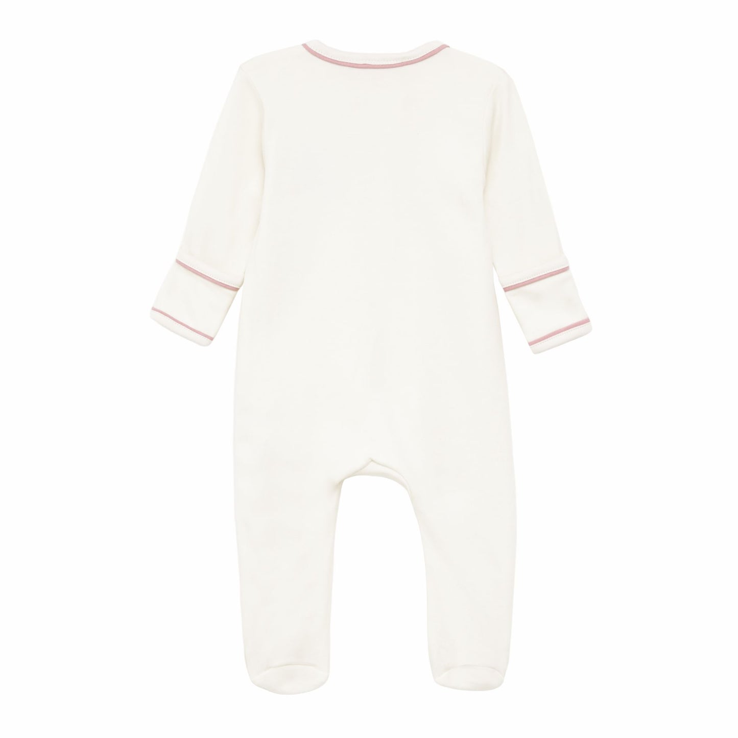 Magnolia Baby Bear Hugs Footie - Dusty Rose