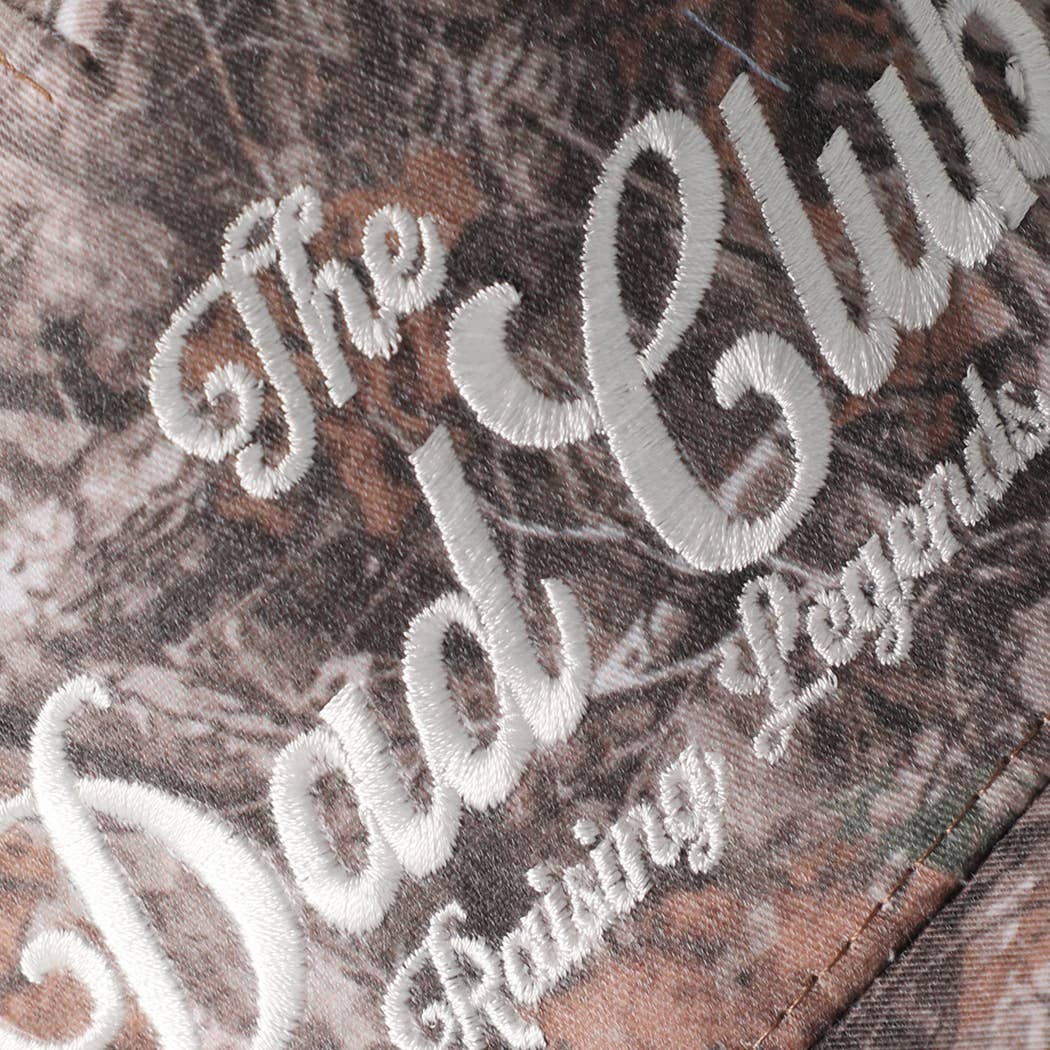 Fashion City - THE DAD CLUB RAISING LEGENDS Embroidery Camo Trucker Hat