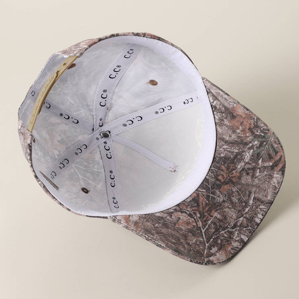 Fashion City - THE DAD CLUB RAISING LEGENDS Embroidery Camo Trucker Hat
