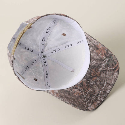 Fashion City - THE DAD CLUB RAISING LEGENDS Embroidery Camo Trucker Hat