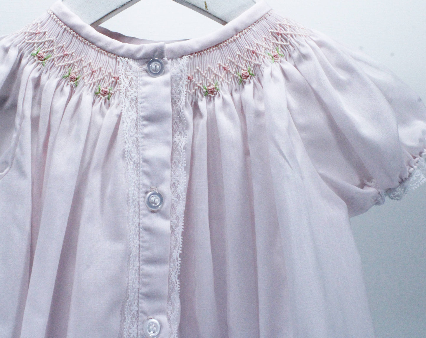 Baby Blessings Clothing - Pink Geometric Flowers Sophia Dress Classic
