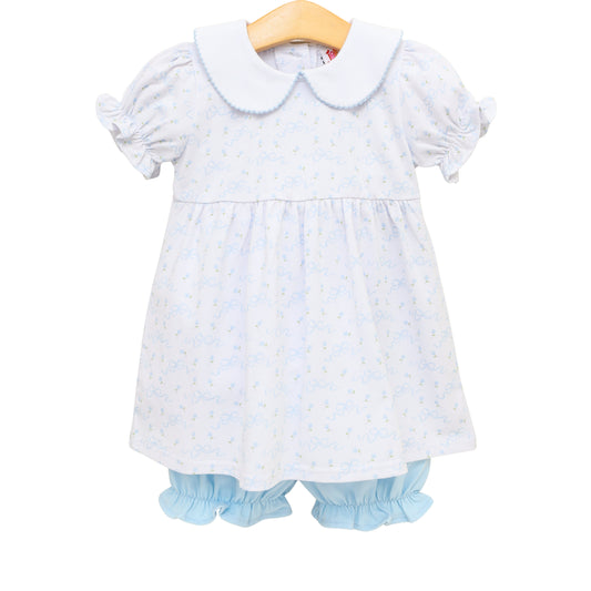 Smock Candy-Blooming Bows Charlotte Bloomer Set