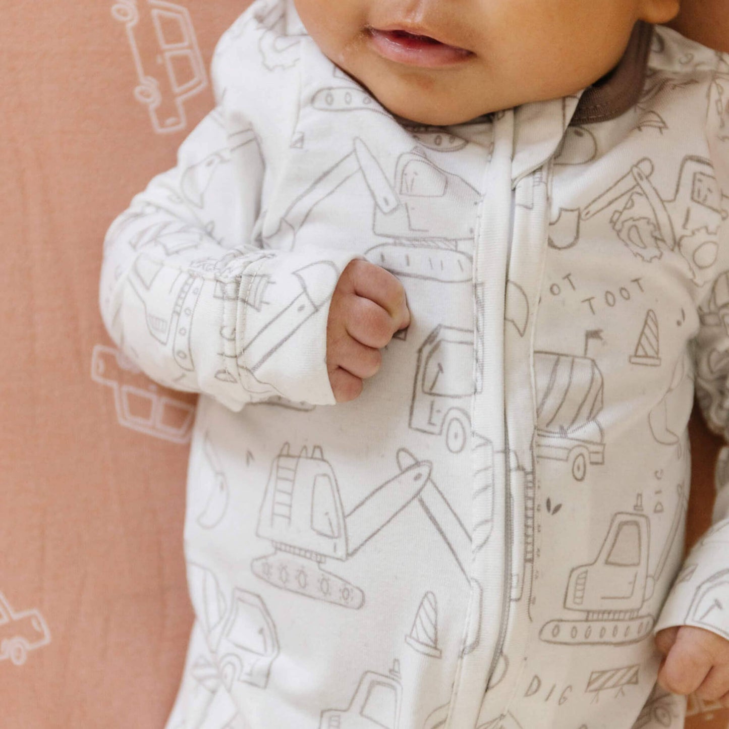 Copper Pearl - Zip-Up Footie Pajama - Gage
